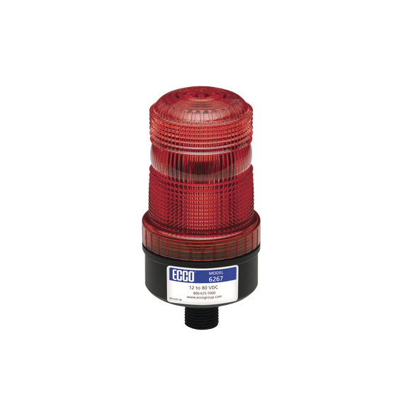 ECCO X6267-R Mini baliza de LED color rojo montaje perm