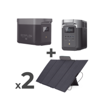 ECOFLOW DLT2MAX-KIT-BPLUS Kit de Estación de Energía Po