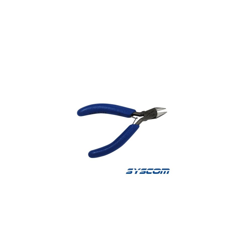 Syscom 758-PL-018 Pinza de corte fino frontal al raz te