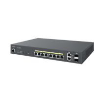 ENGENIUS ECS1112FP Switch PoE + Gigabit 130W de 8 puert