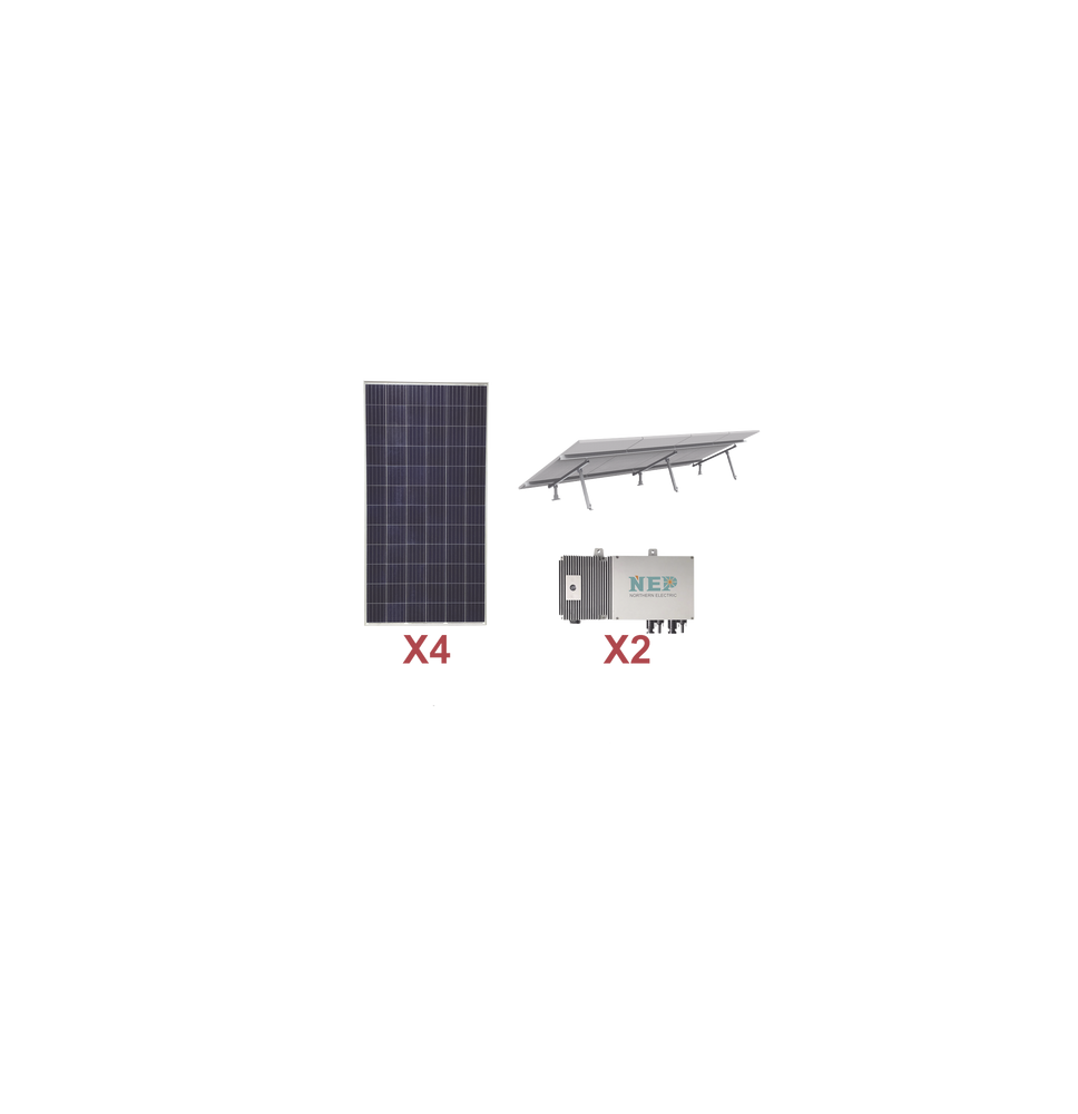 EPCOM KIT2BDM600LV127 Kit Solar para Interconexión de 1