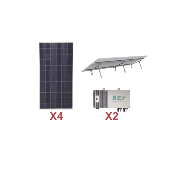 EPCOM KIT2BDM600LV127 Kit Solar para Interconexión de 1