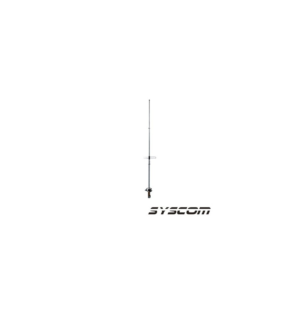 Syscom SJ-3 Antena base VHF omnidireccional rango de fr