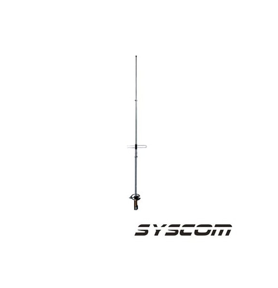 Syscom SJ-3 Antena base VHF omnidireccional rango de fr