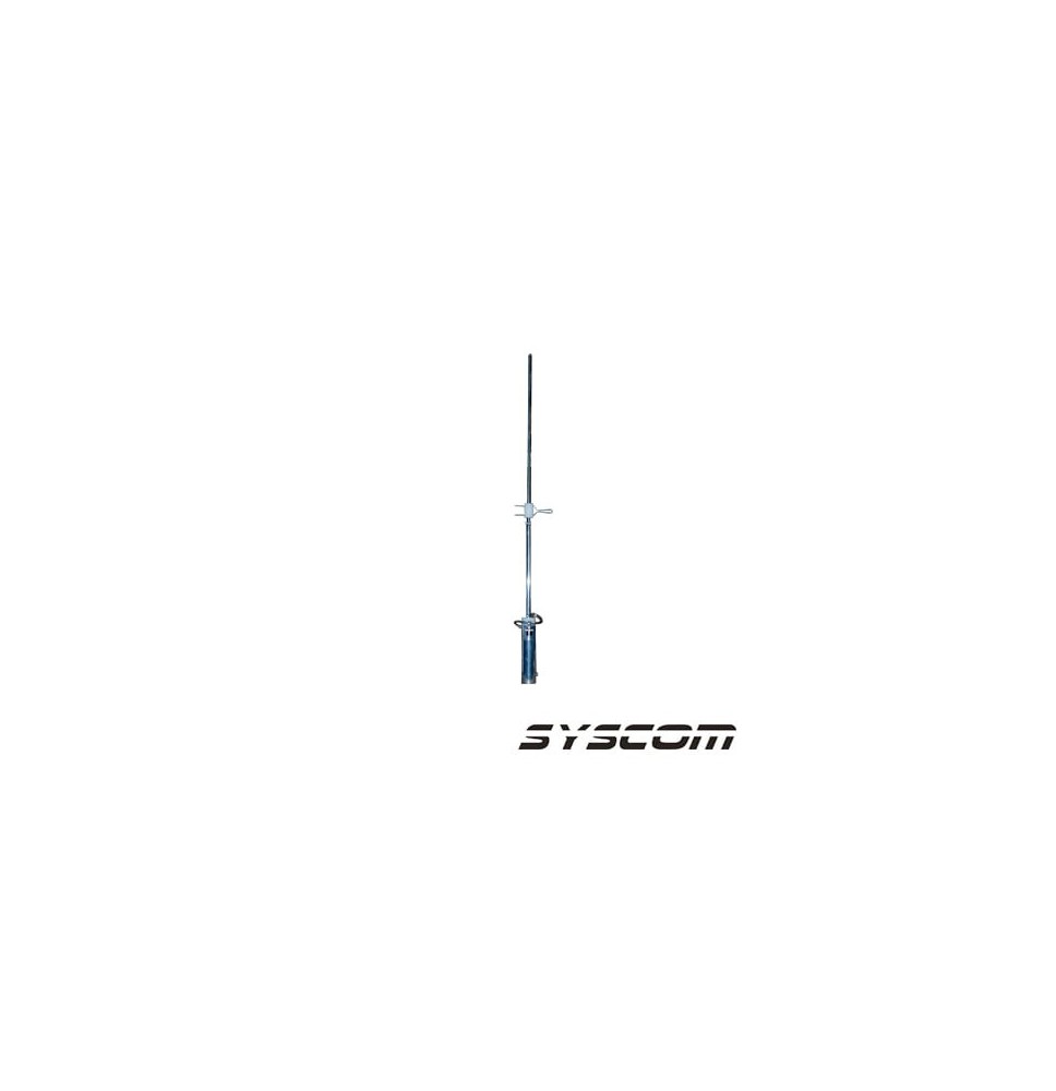 Syscom SJ-4UM Antena base UHF omnidireccional rango de