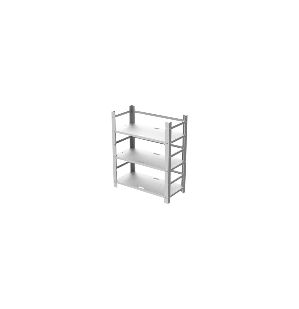 EPCOM INDUSTRIAL EI-RACK-12BAT Estante Galvanizado de 3