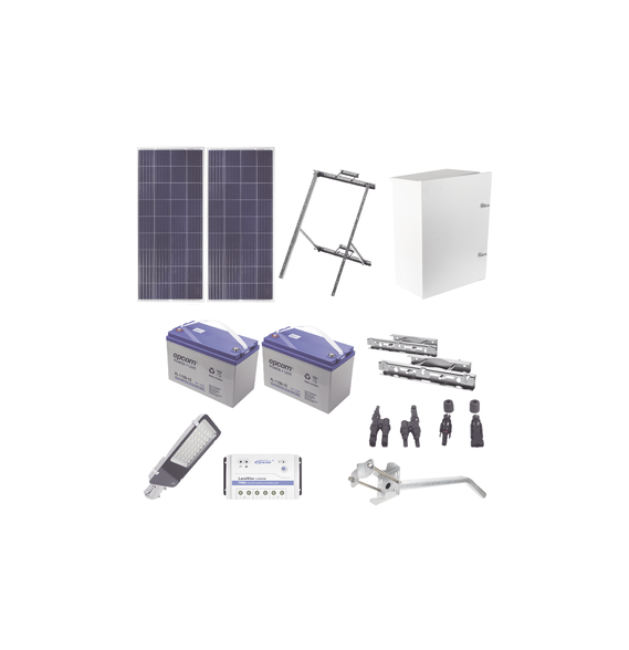 EPCOM INDUSTRIAL KIT-SL-60W Kit de energía solar para a