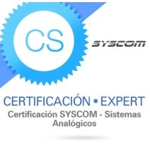 Syscom EXPERTCS Certificación SYSCOM. Sistemas Analógic