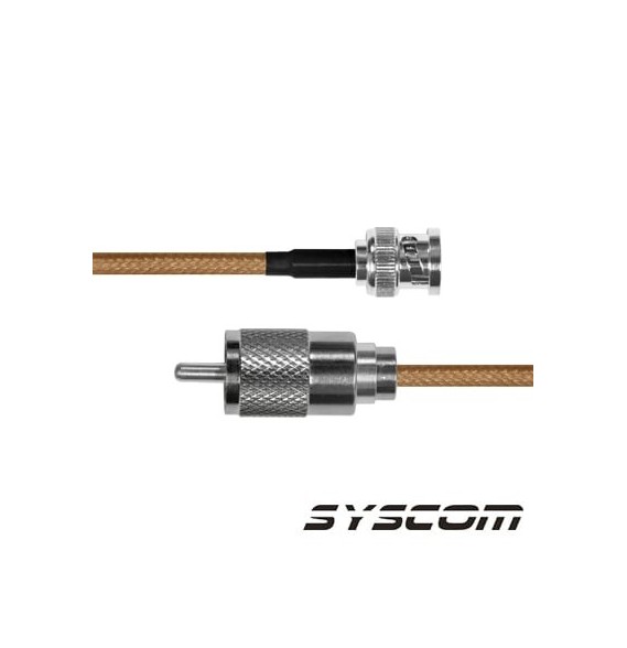 EPCOM INDUSTRIAL SBNC-142-UHF-180 Cable RG142 con condu