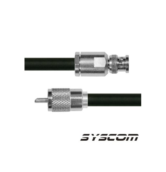 EPCOM INDUSTRIAL SBNC-214-UHF-180 Cable RG214 con conec