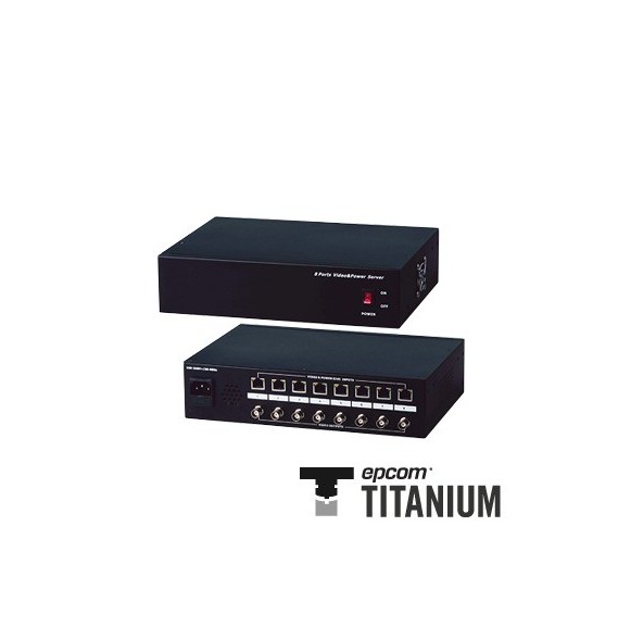 EPCOM TITANIUM TT-108-PVR ANALÓGICOVideo + poder: 300 m