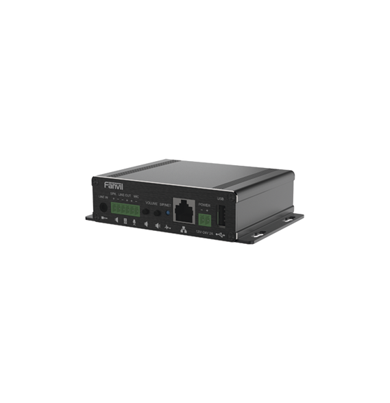 FANVIL PA3F Gateway para Voceo IP/SIP  Entrada de audio